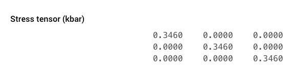 Stress Tensor